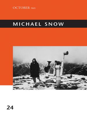 cover image of Michael Snow